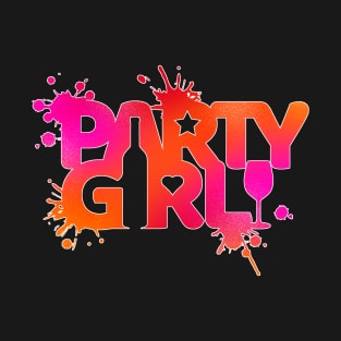 Party Girl typography design T-Shirt