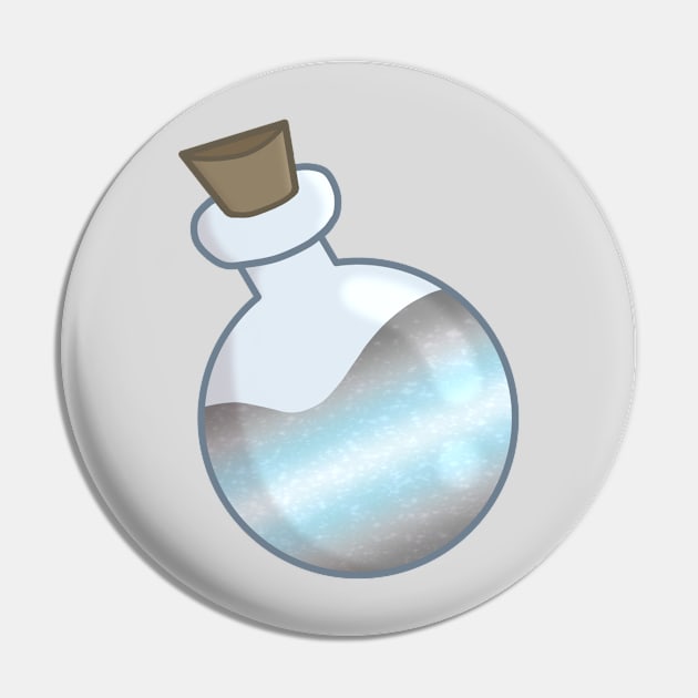 Demiboy Pride Potion bottle Pin by whizz0