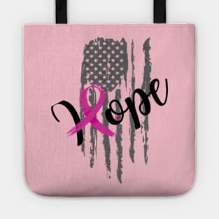 Hope USA Pink Ribbon Breast Cancer Awareness Tote