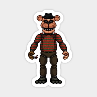 horror bear Magnet