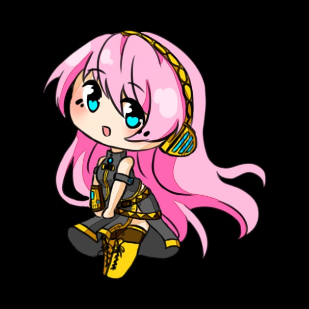 Megurine Luka Chibi by FluffyChikorita