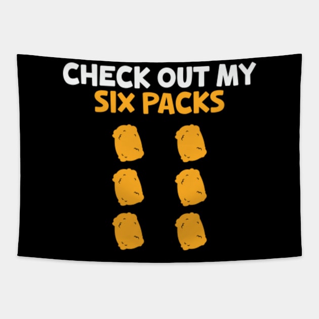 Check Out My Six Packs Tapestry by TomCage