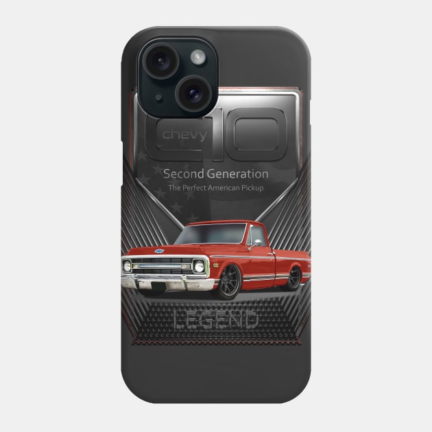 C10 Chevy Phone Case by hardtbonez