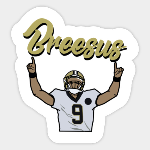 Drew Brees Breesus New Orleans Saints Nfl Drew Brees Sticker