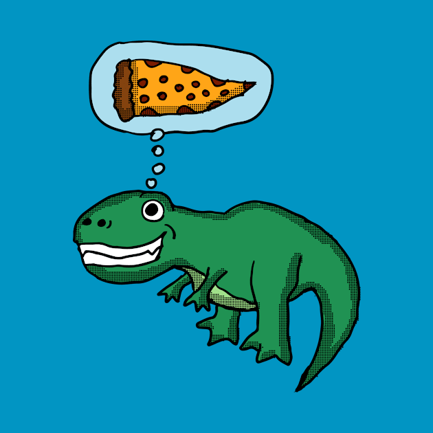 Pizza loving T-Rex by Eric03091978