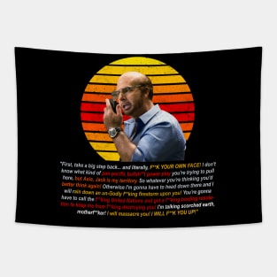 Tom Cruise as Les Grossman from Tropic Thunder - Curse filled Rant Tapestry