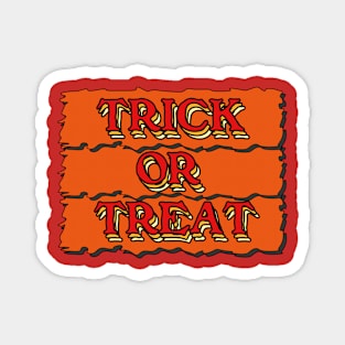 trick or treat vintage custom Magnet