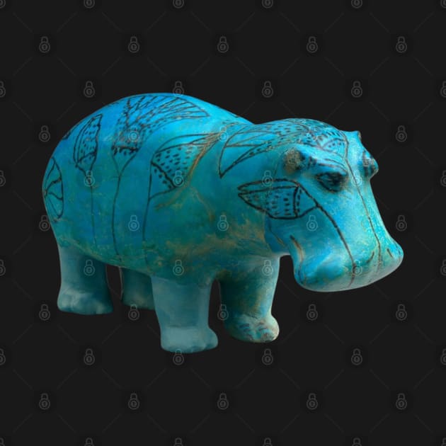 William the Hippo-  Ancient Egyptian figurine by Off the Page