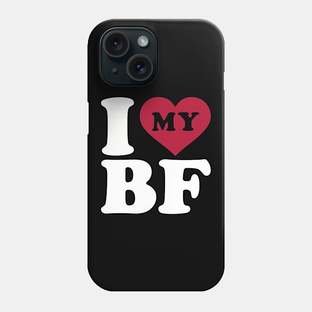 I love my boyfriend Phone Case by Designzz