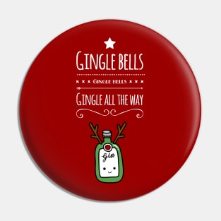 'Gin-gle Bells' Pin