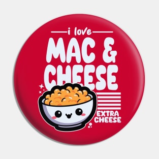 Kawaii Macaroni Cheese Lovers Pin