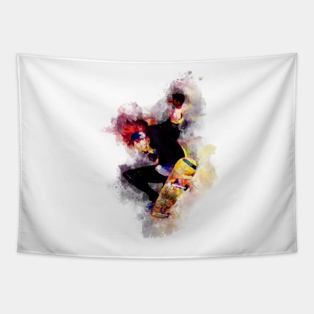 SK8 the Infinity - Reki *watercolor* Tapestry by Stylizing4You