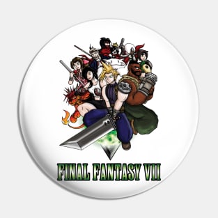 Final Fantasy VII Heroes Pin