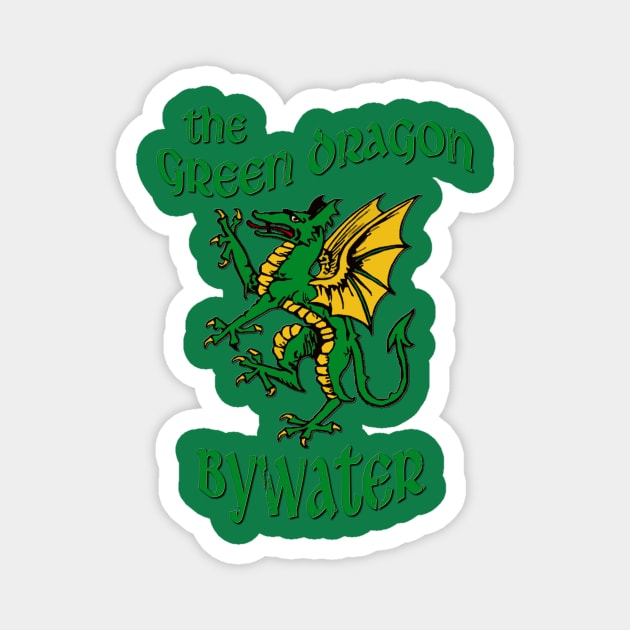 The Green Dragon - Bywater Magnet by G. Patrick Colvin