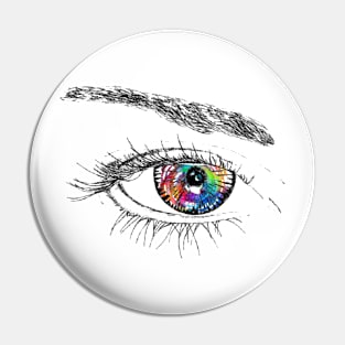 bright eye Pin