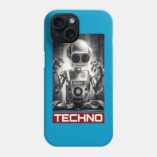 Techno Robot DJ Phone Case