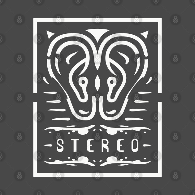 Stereo (White) by PEARSTOCK