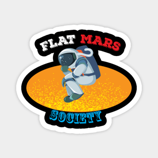 Flat mars society Magnet