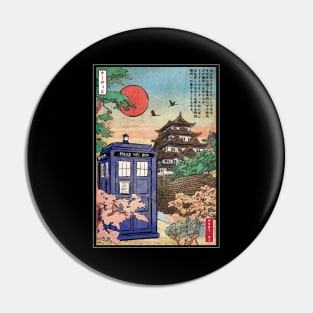 Tardis in Japan Pin