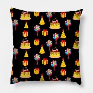 birthday elements pattern Pillow