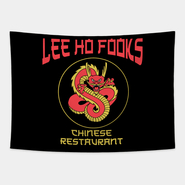Lee Ho Fooks Chinese Restaurant Tapestry by littlepdraws
