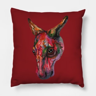 Strange cow skull Pillow