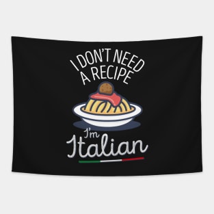 eat the spaghetti to forgetti your regretti Tapestry