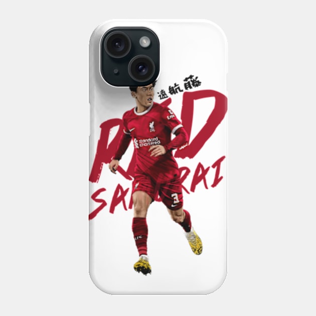 red samurai Phone Case by cattafound