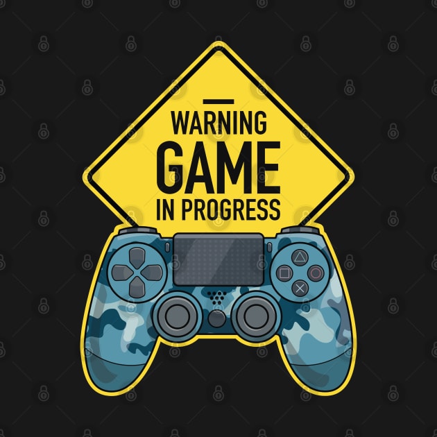 Warning Game in Progress by Hixon House