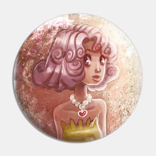 Curly Pink Hair Pin