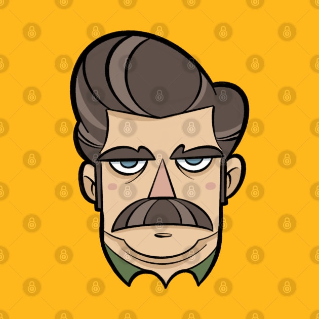 Swanson by scribbles by mike