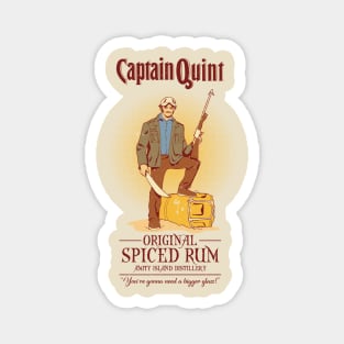 Captain Quint Spiced Rum Magnet