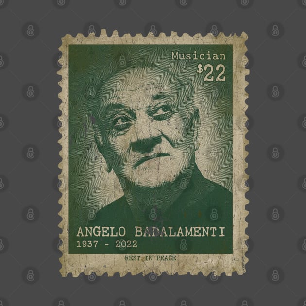 Engraved Vintage Style - Angelo Badalamenti by Chillashop Artstudio