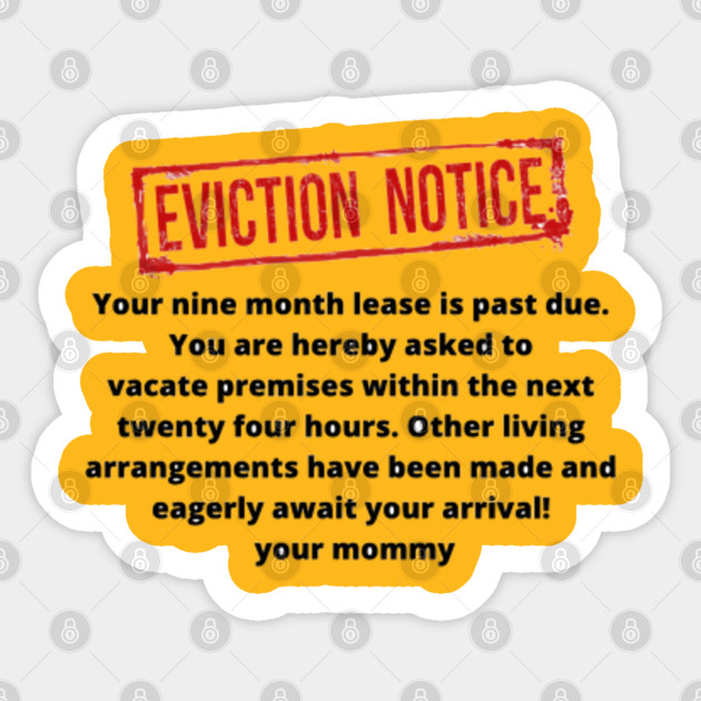 Joke Eviction Notice Template Joke Eviction Notice Template