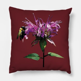 Bee Balm - Bee on Lavender Bee Balm Pillow