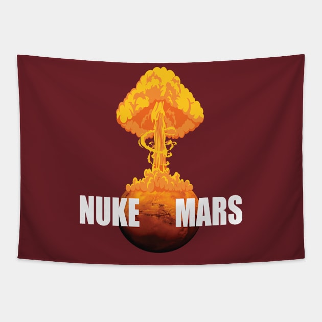 Nuke Mars Tapestry by nerdyswag