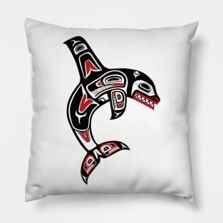 Pacific Northwest Native Orca Pillow