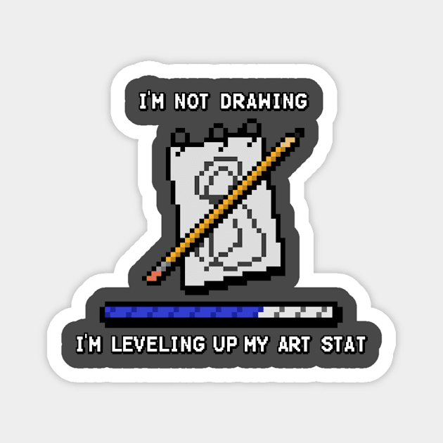 Drawing Level Up Magnet by AshTulio