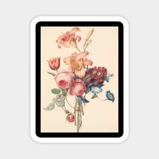 watercolor art floral artwork Magnet