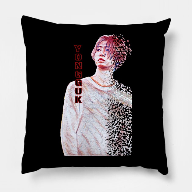 BAP (Yongguk) Pillow by Forest_of_Shadows