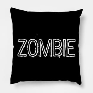 ZOMBIE (white) Pillow