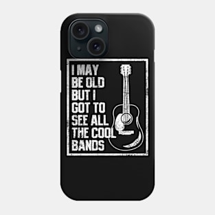 Guitar Band Guitarist Vintage Phone Case