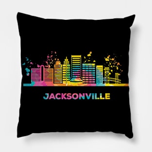 Jacksonvillians Skyline Jacksonville Pillow