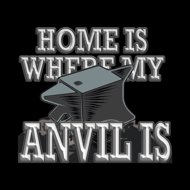 Home is Where My Anvil is - Blacksmith Knife Maker by JTYDesigns