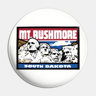 Mt. Rushmore Vintage Style Decal Pin