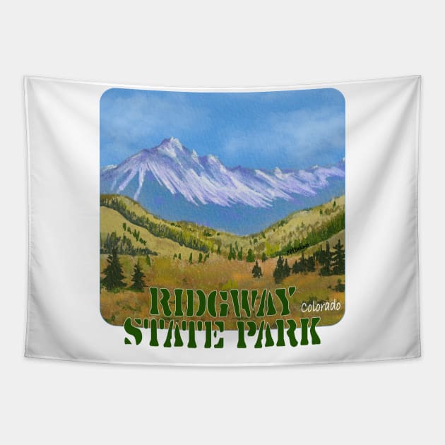 Ridgway State Park, Colorado Tapestry by MMcBuck