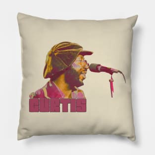 Curtis Mayfield graphic Pillow