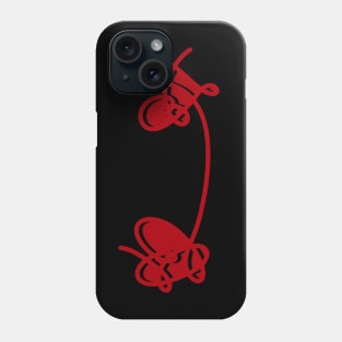 TWO HEARTS RED Phone Case