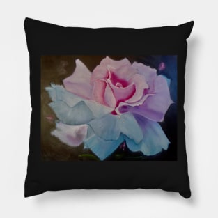 First Rose of Spring Pillow