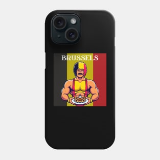 Brussels Wrestler Fro Belgian Waffles Phone Case